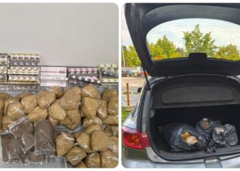 Velika akcija carinika i policije na tržnici: U prtljažniku auta pronašli duhan i cigarete