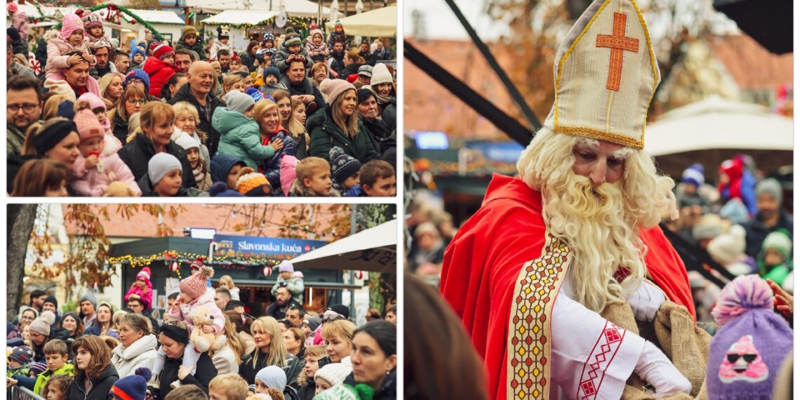 Sveti Nikola na Adventu u Gorici razveselio djecu slatkišima