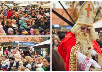 Sveti Nikola na Adventu u Gorici razveselio djecu slatkišima