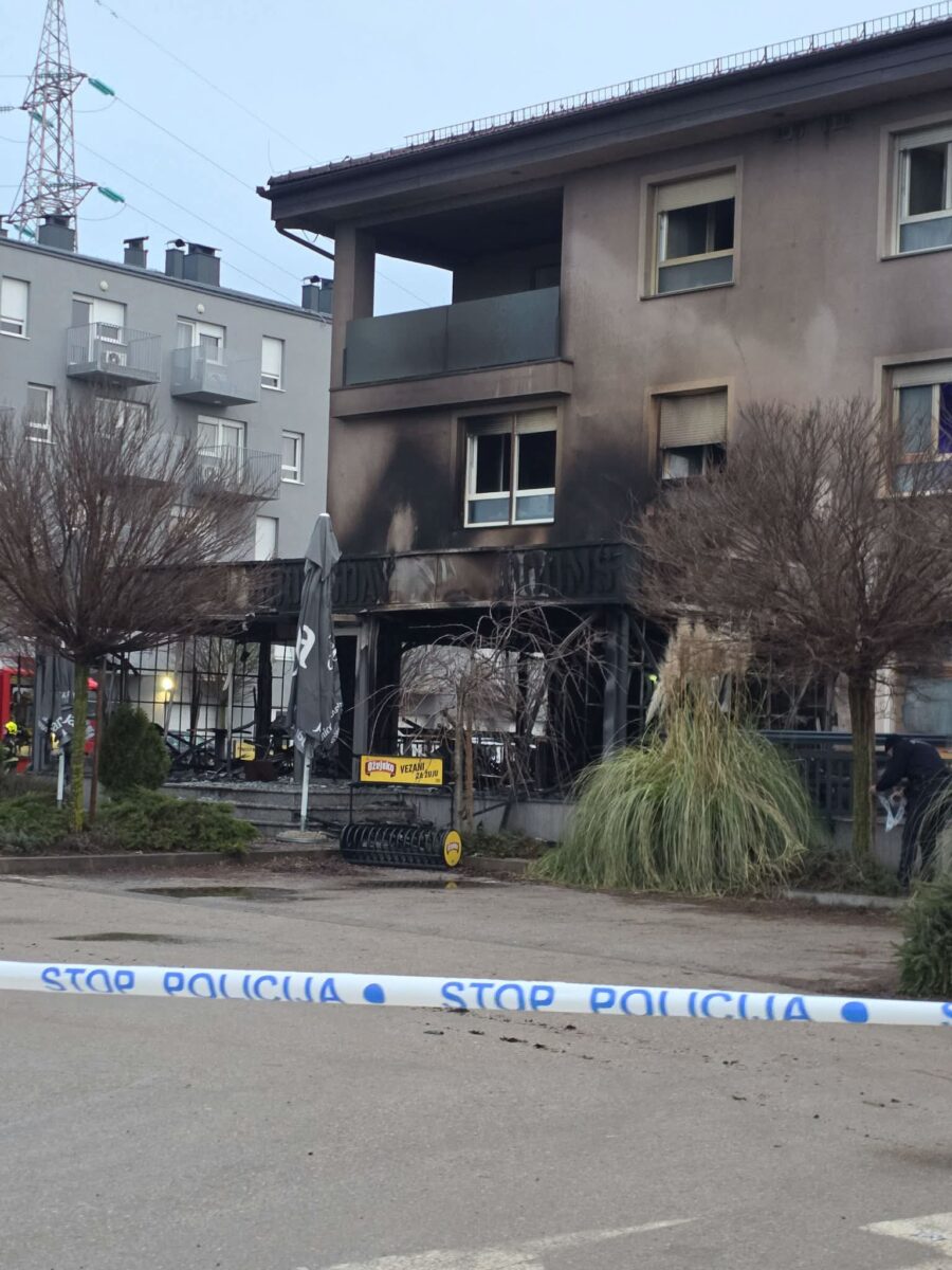 namjerno zapalili ugostiteljski objekt