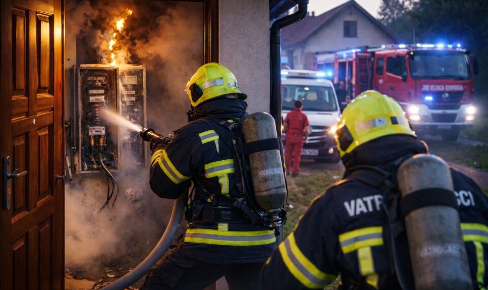 požar električnog ormarića