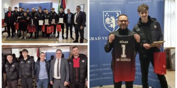 Mlade košarkaše prigodno nagradio gradonačelnik Krešimir Ačkar