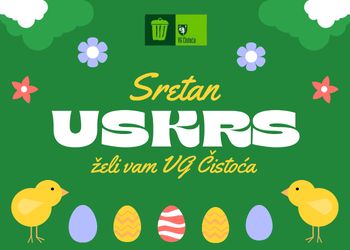 VG Čistoća Uskrs 2026 mobitel