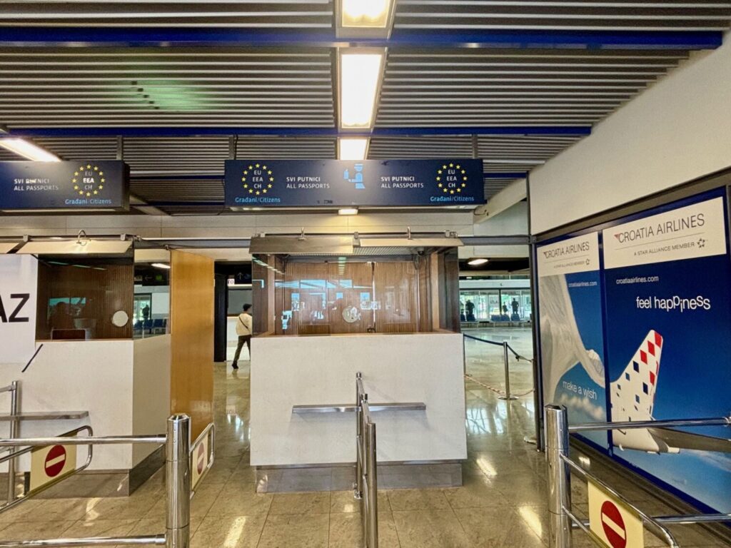 zračna luka pleso stari terminal