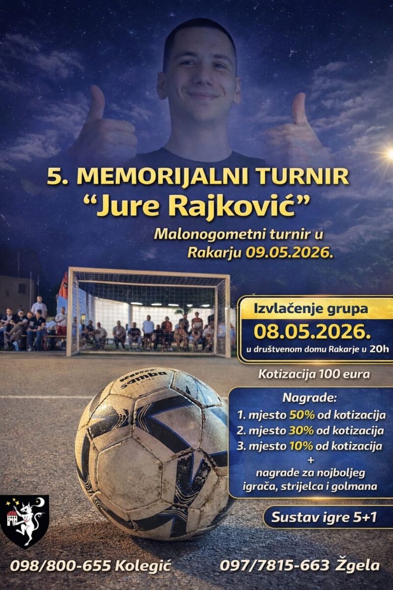 Memorijalni turnir “Jure Rajković”