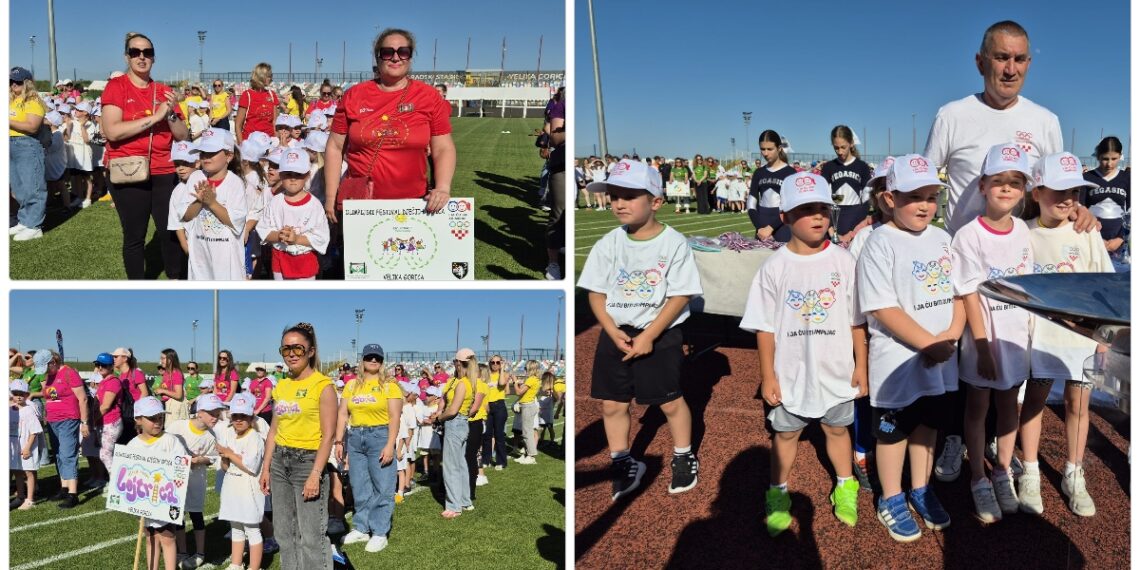 Održan Olimpijski festival vrtića: Djeca se natjecala u atletici i nogometu
