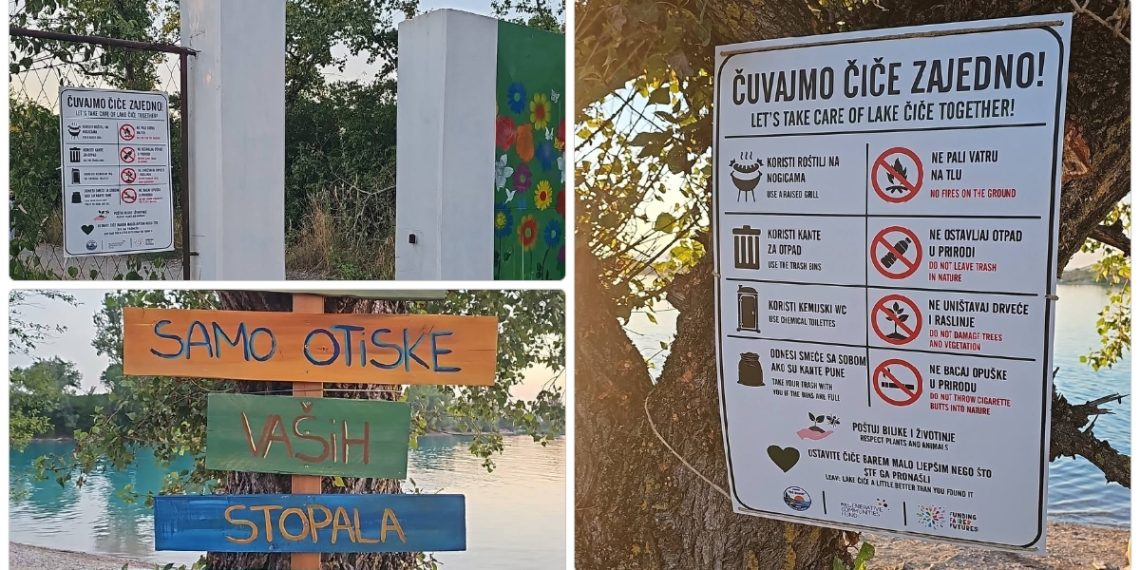 Čič Beach nastavlja uređivati jezero Čiče: Postavljene edukativne ploče