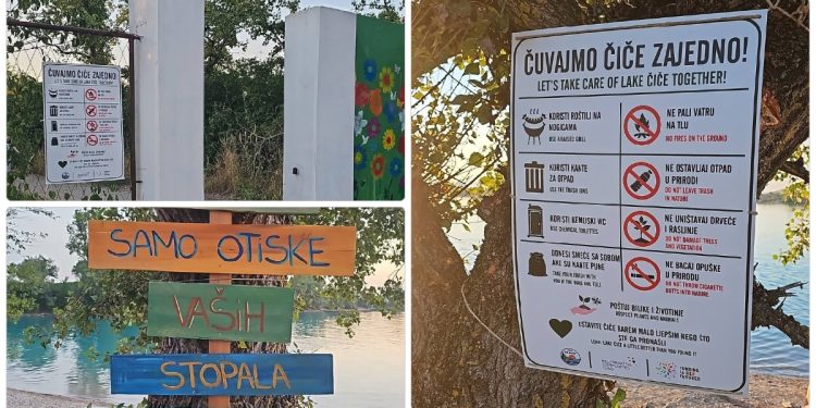 Čič Beach nastavlja uređivati jezero Čiče: Postavljene edukativne ploče