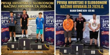 Hrvački klub Velika Gorica 1991 osvojio dva naslova prvaka Hrvatske