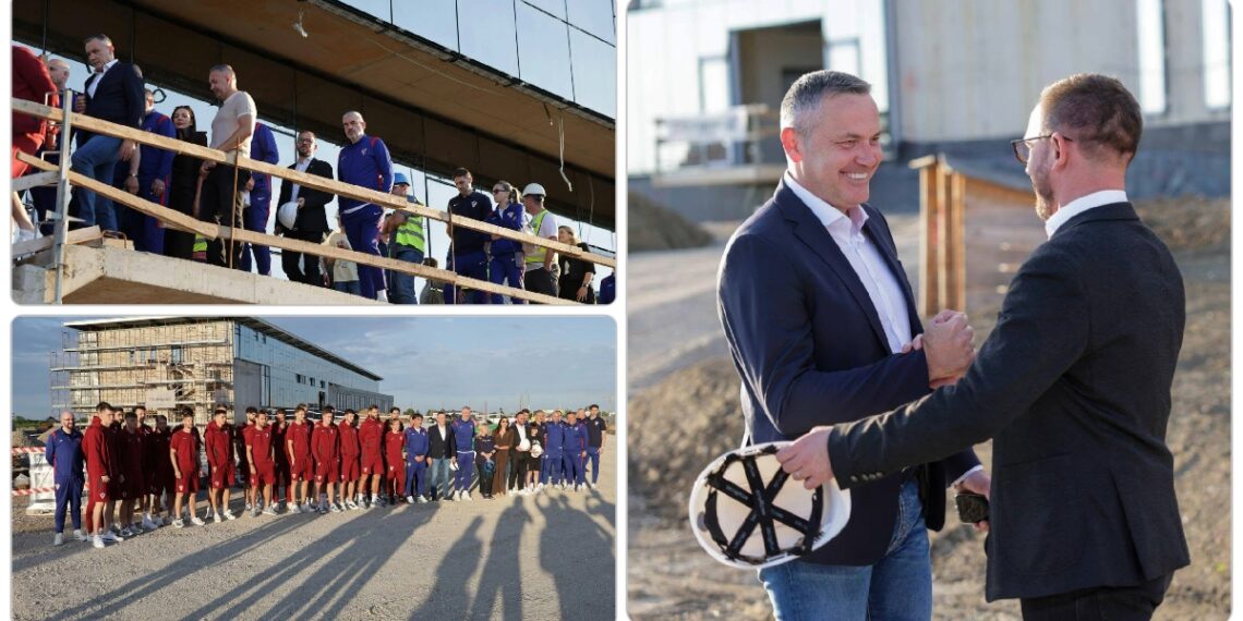 gradilište budućeg nogometnog kampa