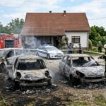 izgorjela dva automobila