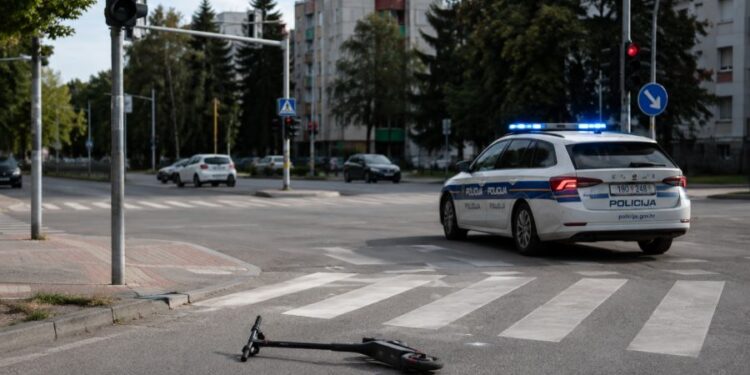 Automobil naletio na dijete na električnom romobilu