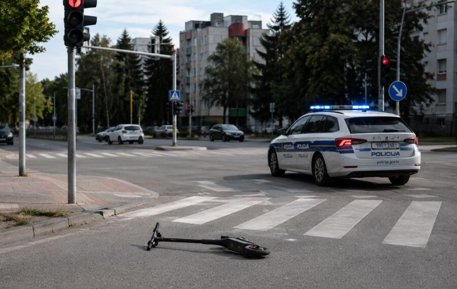 Automobil naletio na dijete na električnom romobilu