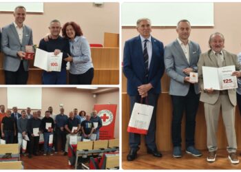 Velika Gorica nagradila 57 darivatelja krvi