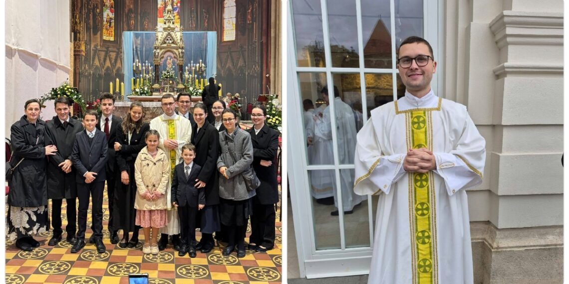 Velikogoričanin Ljudevit Marija Jaroš zaređen za đakona