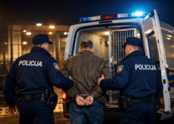 vozač se zabio u policijsko vozilo