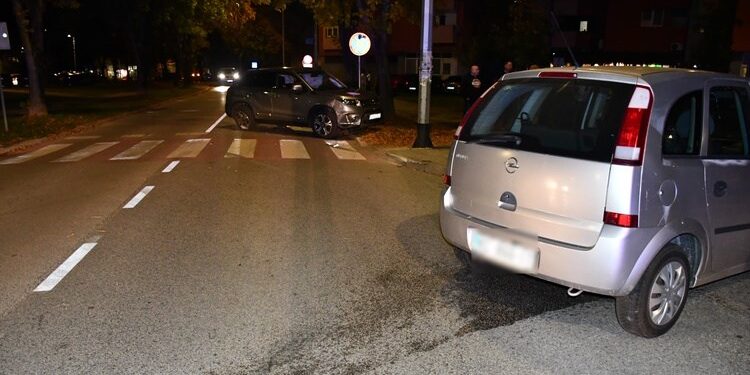 Vozač oduzeo prednost i udario u auto