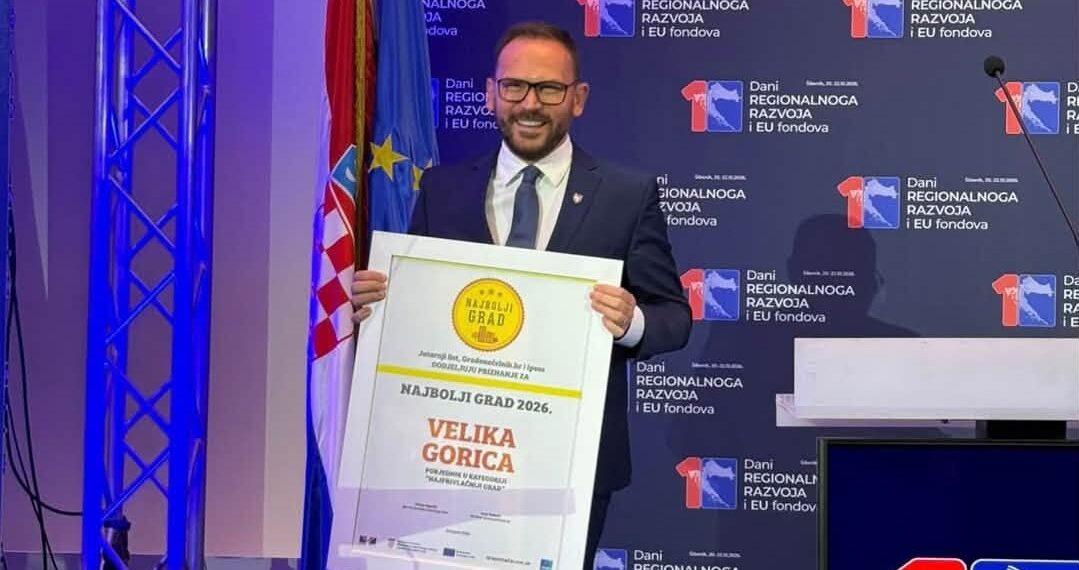 Velika Gorica ponovno proglašena najprivlačnijim gradom