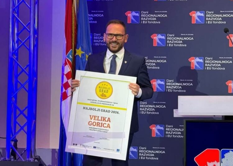 Velika Gorica ponovno proglašena najprivlačnijim gradom